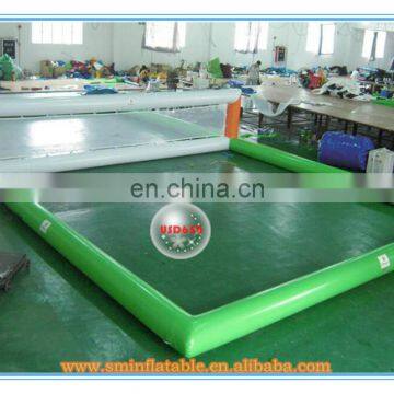 Hot selling inflatable water volleyball court,inflatable beach volleyball court,usd inflatable volleyball court for sport games