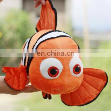 custom cartoon soft plush fish toys EN71 /CE