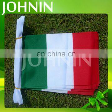 Wholesale indoor/outdoor polyester decorative Italy bunting string flag