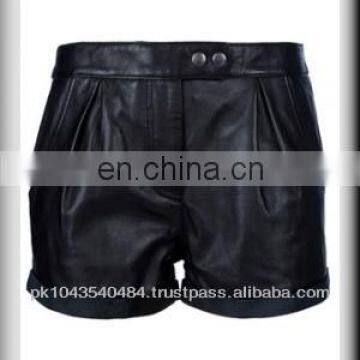 Custom Leather Shorts for women