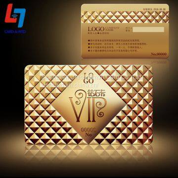 Tiers and Privileges Luxury Payment Membership Diamond VIP Card With PVC Material photo-2