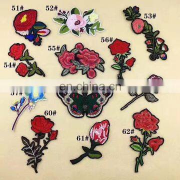 2017 Wholesale Garment Accessories Large Embroidery Sequins Patches Embroidery Hot Fix Applique Iron on Patches Piece photo-6