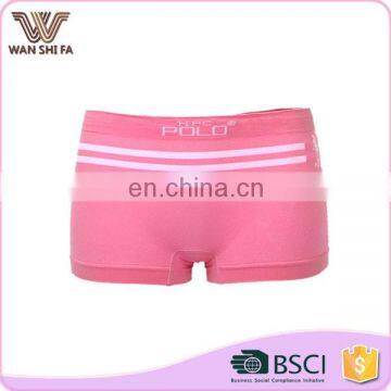 Pink classy nylon fashion design promotion panties for girls wholesale