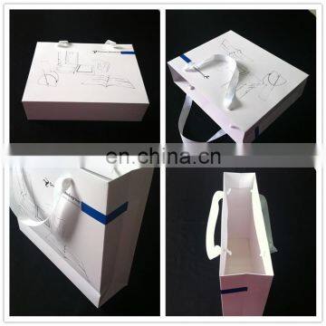 Popular nice quality silver stamping paper bag