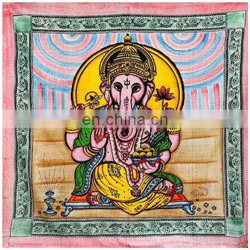 Lord Ganesha Print new home decore traditional bed spread religious and occasional product large tapestry