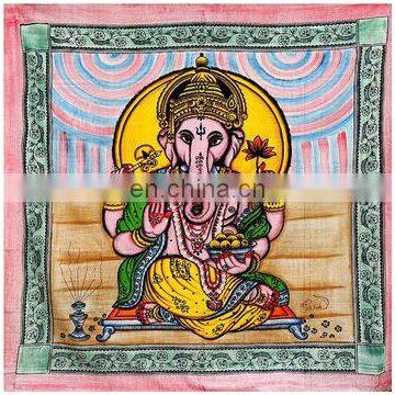 Lord Ganesha Print New Home Decore Traditional Bed Spread Religious and Occasional Product Large Tapestry