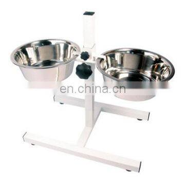 Fashion steel dog bowl Anti - skid