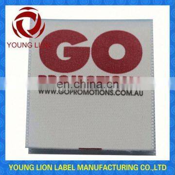 embroidery clothing label