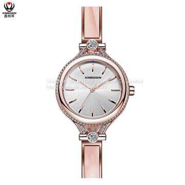 XINBOQIN Dropshipping Custom Brand OEM Womens Luxury Tide Fashion Simple Waterproof Acetate Watch