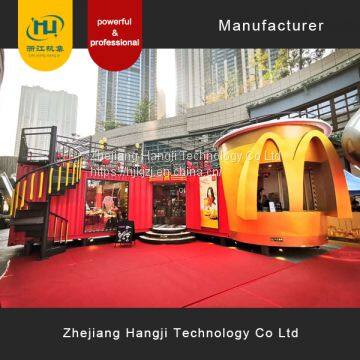 Fashion design width 2.5m shipping container carport shop workshop by manufacturer