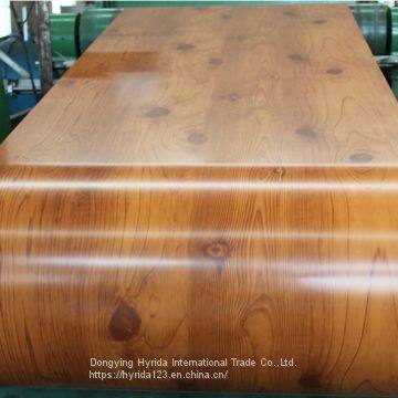 Brick And Wood Grain Design Pattern PPGI For Decoration