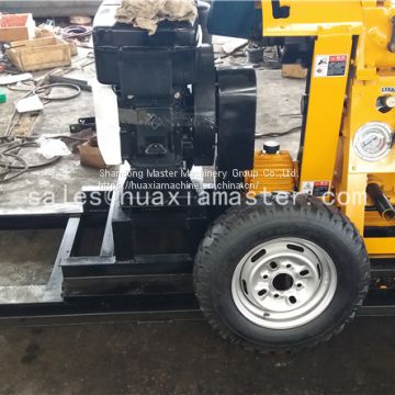 HuaxiaMaster XYX-130 wheeled hydraulic water well drilling rig /wheel drilling machine /core drill equipment for sale