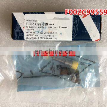 Original and new overhaul kits F00ZC99559 include DLLA152P1681/0433172029, F00VC01334 F00VC99002 for 0445110310