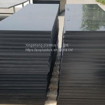 Black color uhmwpe plastic sheet