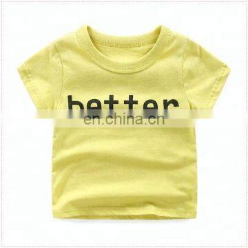 Hot Sale Children's T-shirt Summer Clothes Cotton Baby Clothing Cartoon Boy Infant Clothes