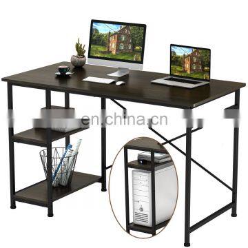Manufacturer Custom Modern Black Color Home Office Computer Desk Home Study Desk Wood photo-6