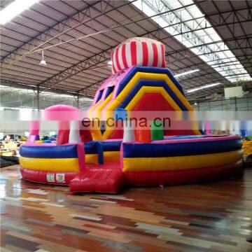 Attracting People Inflatable Spiral Obstacle Course With Slide for Commercial Events and Match,carnival Party photo-6