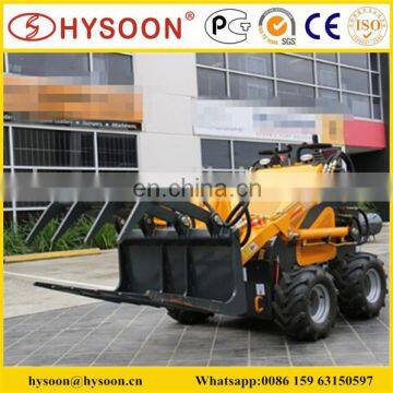 Low Price Hysoon Mini Skid Steer Loader With Grapple