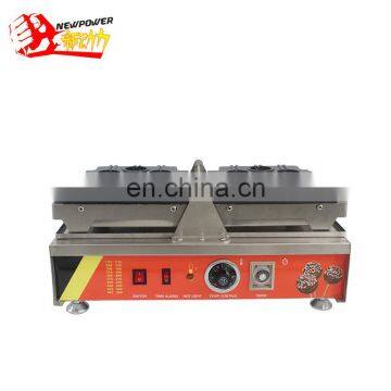Private Label 110 Volts Electric 2 Plate Commercial Baker Stick Cake Pop Lolly Waffle Maker Machine photo-3