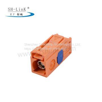 Fakra M Female Crimp Solder RG58 LMR-195 RG400 RG142 Cable Connector SHM.900.0001-2.M