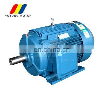 Yutong three-phase induction high efficient energy saving 200 hp 3 phase electric motor