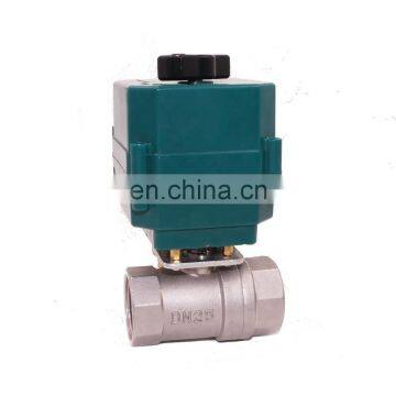 DN50 50mm 2" 2 Way Stainless Steelball Valvemotorized Actuator Control Valve 12v With Switch Operation photo-3
