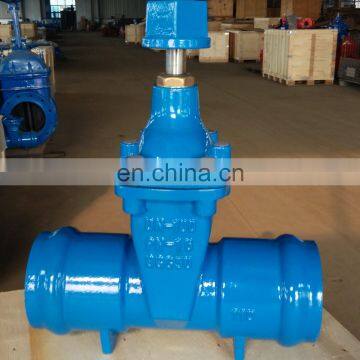 PN10/16 Socket End Resilient Seated Non Rising Stem Gate Valve photo-4