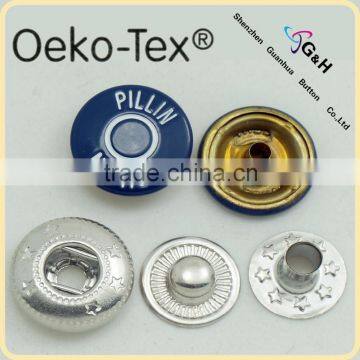 VT-5 15mm 486# spring snap button with thicker cap