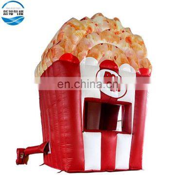 Wholesale advertising display equipments big inflatable popcorn cartoon