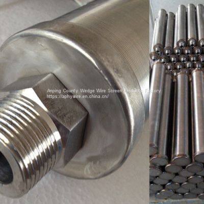 wedge wire spiral screen tube ,  stainless steel v wire johnson filter candles