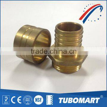 PEX pipe and fitting male straight union female connector equal forged brass sliding fittings