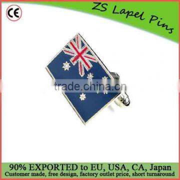 Free artwork design custom Australian Flag Cufflinks