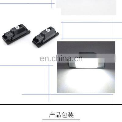 2Pcs Error Free 18 LED License Plate Light for Peugeot 207 308 Citroen Berlingo C2 C3 Pluriel Baujahr 2004-2009 C4 C5 C6 DS3 P12 photo-2