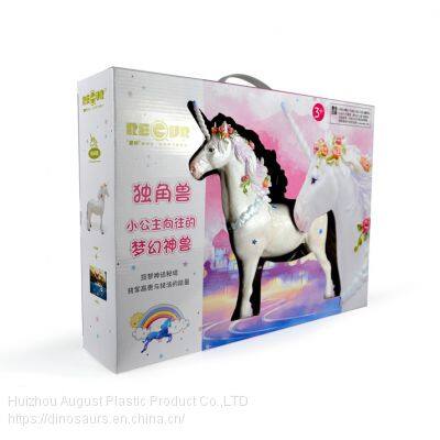 Realistic Unicorn Action Figure Western Mythology Creature 3D Unicorn Figure White Horse With Spiral Horn Horse Model Toys photo-3