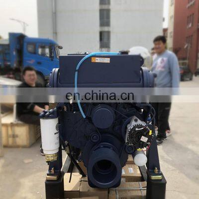 Original WD10 190KW Water Cooled Marine Diesel Engine WD10C258-15 photo-4