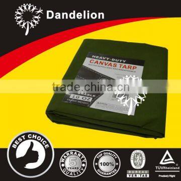 heavy duty waterproof pvc coated canvas tarpaulin