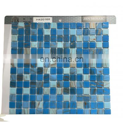 Beautiful Swimming pool Mosaic for bathroom tile for sale glass mosaic pins tiles