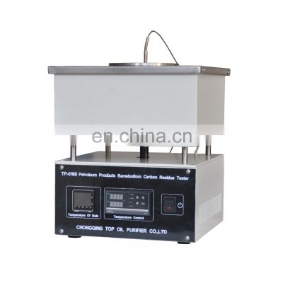 High Quality ASTM D524 Ramsbottom Carbon Residue Tester with metal bath