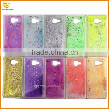 new products star glitter quicksand case for samsung galaxy A710