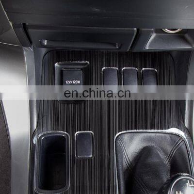 Prado 120 Accessories Stainless Steel Left Hand Drive Central Panel Cover Car Interior Kit for Prado 120 photo-5