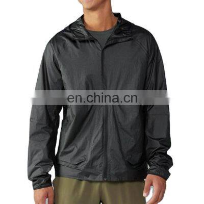 2021 fall and winter men jacket with hooded Breathable under the armpits windbreaker jacket mens with custom men's jacket