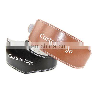 Custom Made Leather Weight Lifting Belts Back Support Fitness Training Power Gym Weightlifting Leather Belts