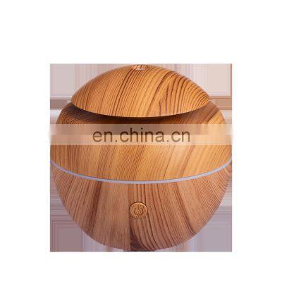 2020 New 130ml Mini Wood Grain Ultrasonic Aroma Essential Oil Diffuser