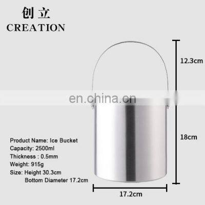 Factory Direct 750ml Promotional Small Blue Vintage Mini Champagne Cheap Plastic Wine Ice Beer Buckets Cooler Barrel With Lid photo-4