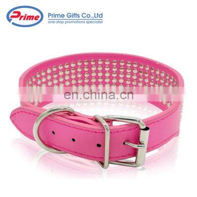 Wholesale PU Leather Luxury Bling Dog Collar With Custom Logo photo-4