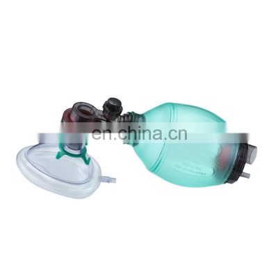 Factory price pediatric infant adult SEBS pvc silicone medical oxygen manual resuscitator