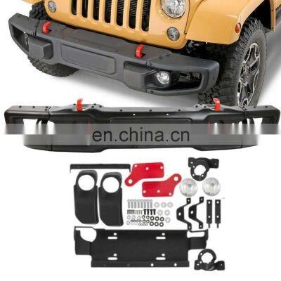 10th Anniversary Style Metal Front Bumper fits 07-18 Jeep JK Wrangler Rubicon