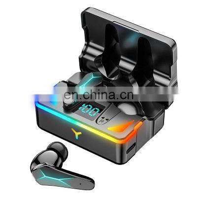 X7 Tws Earohones Hifi Stereo Headphone Waterproof Led Wireless 65ms Low Latency Gaming Earbuds