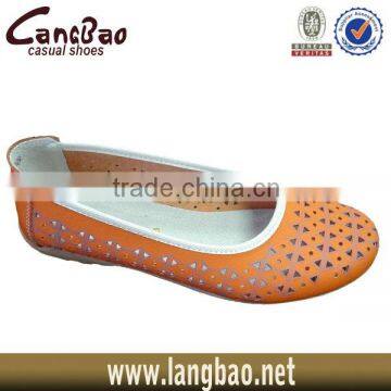 2013 women leather flat shoes 13005