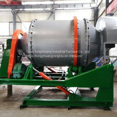 Small Smelting Equipment, 5T Tilting Rotary Furnace With Fast Temperature Rise photo-3